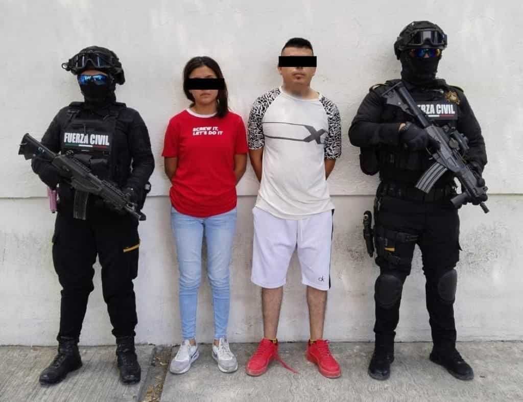 Un generador de violencia en la entidad y perteneciente a un grupo de la delincuencia organizada con presencia nacional, fue detenido con su pareja por Fuerza Civil, al norte de la ciudad.