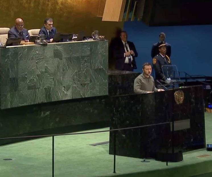 Zelensky acusa a Rusia de genocidio en asamblea de la ONU