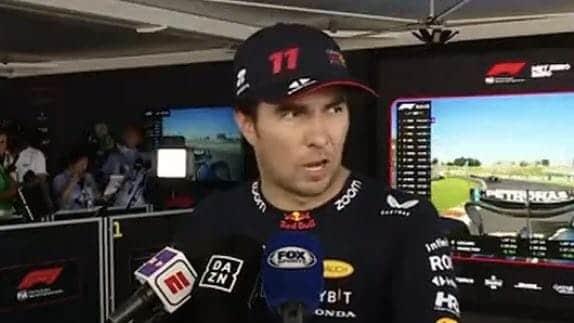 Lamenta Checo Pérez resultado en Gran Premio de Japón