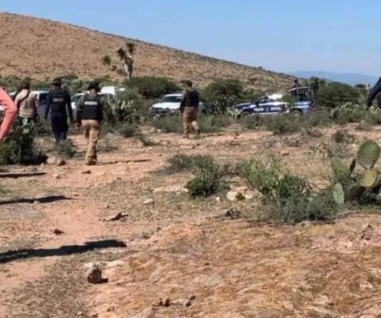 Hallan 6 cuerpos sin vida en un predio en Zacatecas