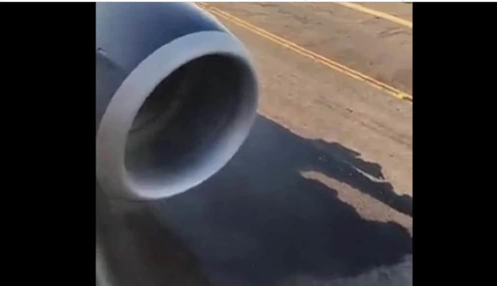 Avión de Aeroméxico presenta fuga de combustible