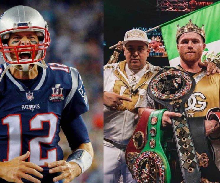 Eres un verdadero campeón: Tom Brady a Canelo Álvarez