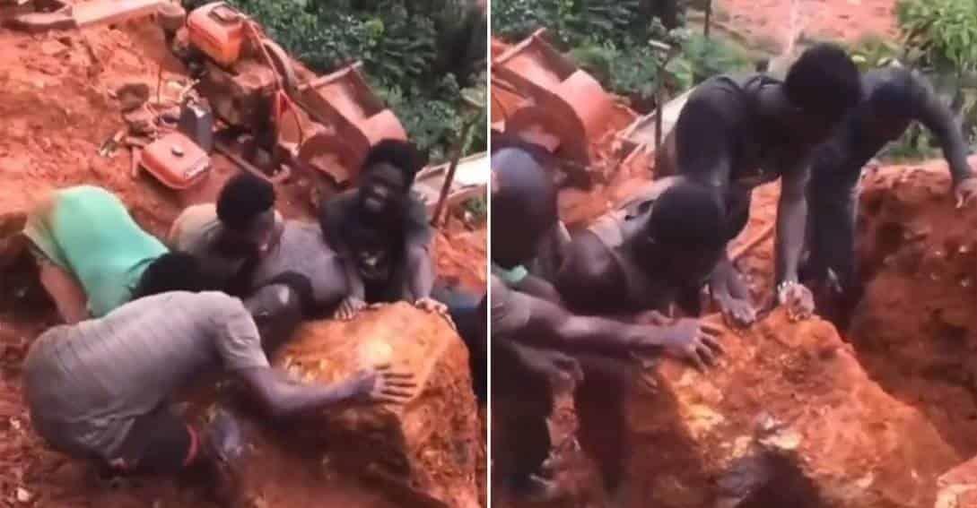 Mineros hallan la pepita de oro más grande en Ghana