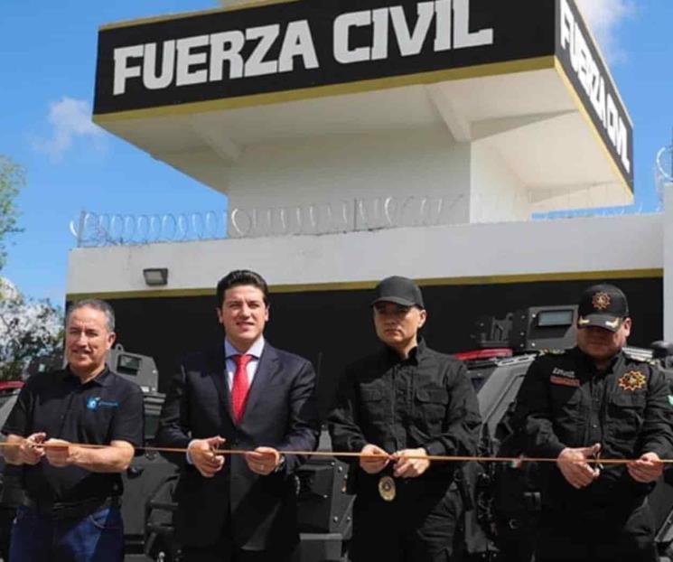 Inaugura Samuel destacamento de Fuerza Civil en Santiago