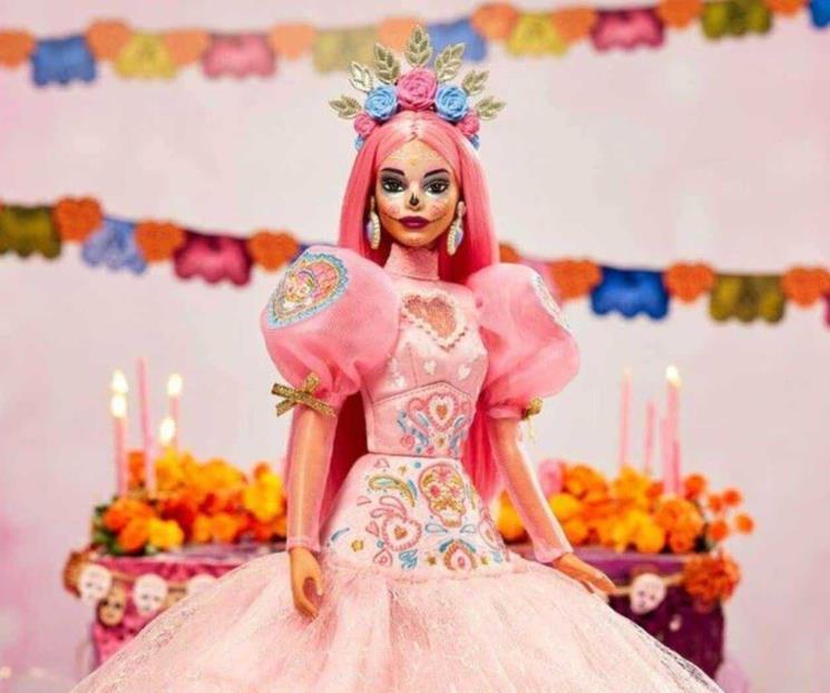 Lanza Mattel muñeca Barbie por Día de Muertos