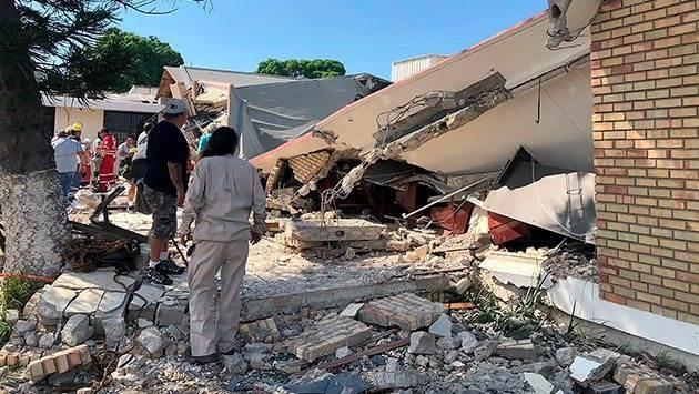 Van 12 muertos por desplome de iglesia en Tamaulipas