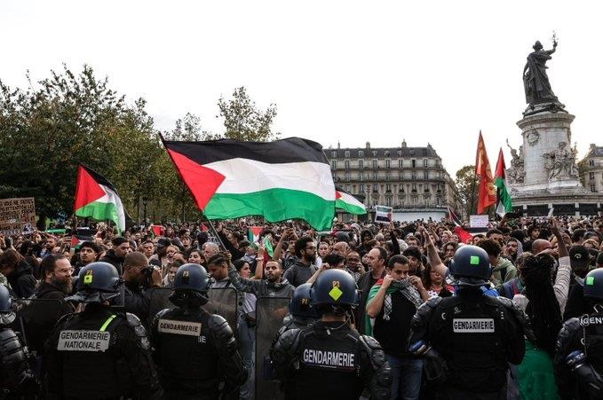 Repele Francia protestas a favor de Palestina