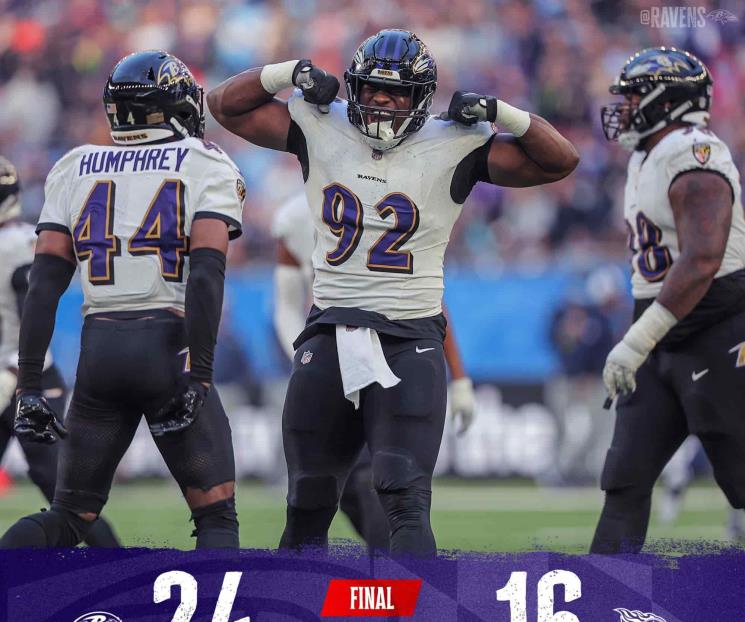 Se impone Baltimore a Tennessee en Londres