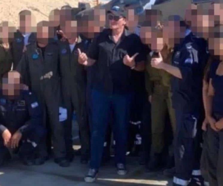Quentin Tarantino visita soldados en base militar de Israel