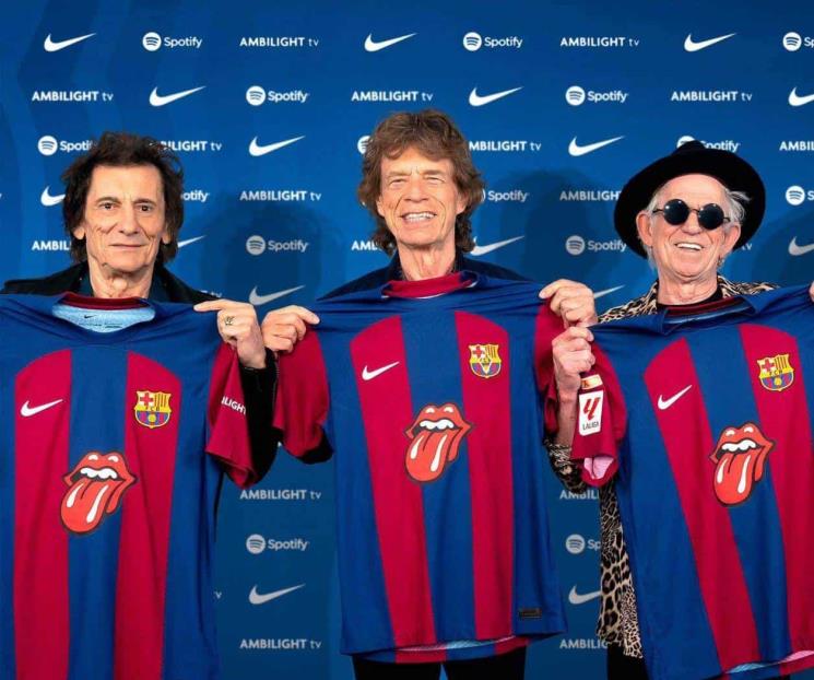 Lucirá Barcelona logo de Rolling Stones en Clásico español