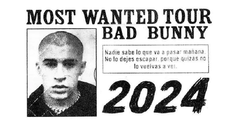 Anuncia Bad Bunny "The Most Wanted Tour" en Estados Unidos
