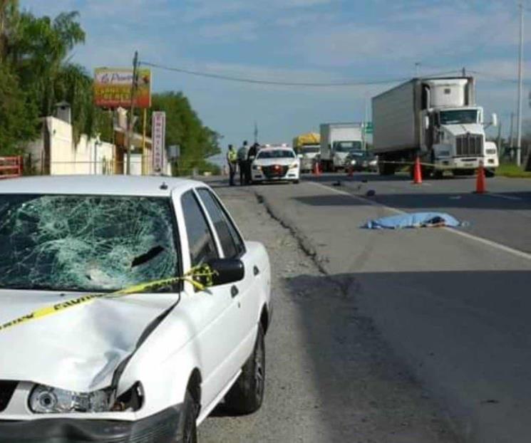 Muere mujer arrollada en Carretera Nacional