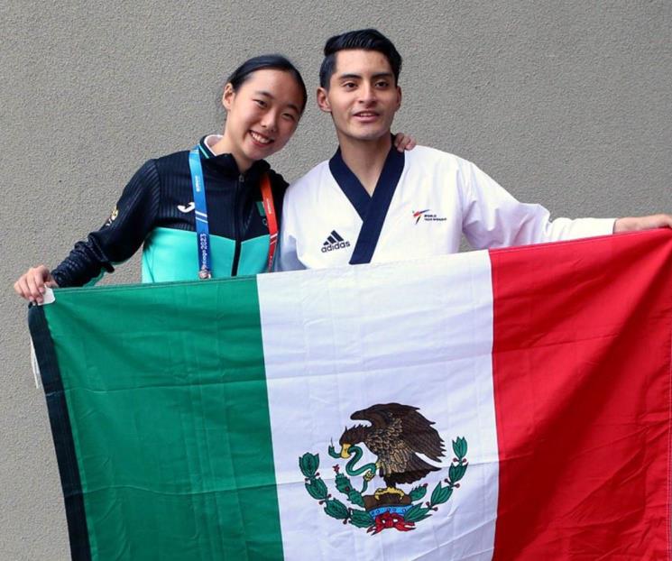 Da Lee junto a Arroyo medalla de oro a México en Taekowndo