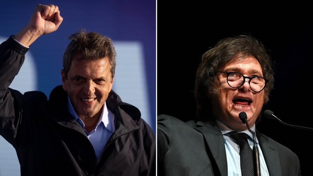 Sergio Massa y Milei se llevan las elecciones en Argentina