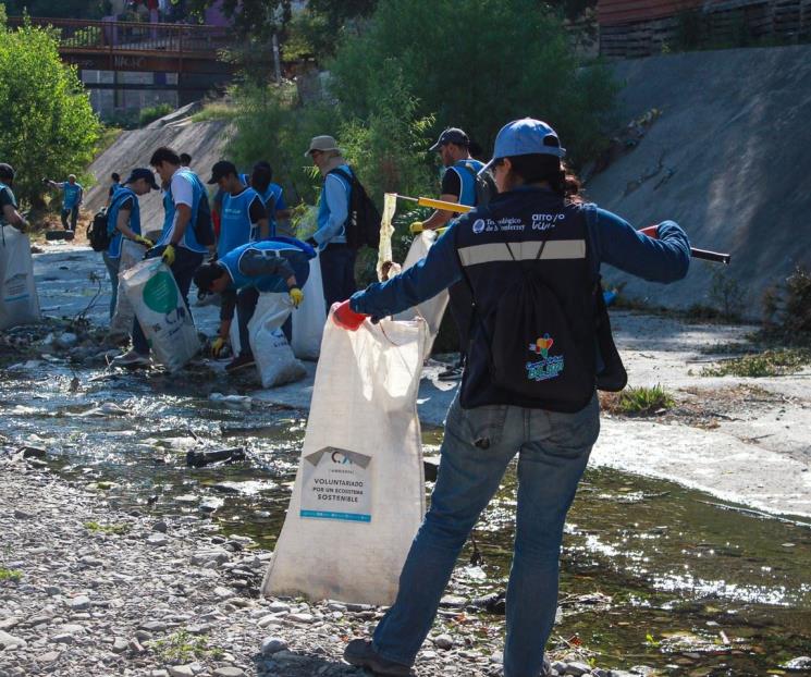 Continúan brigadas para limpiar río La Silla