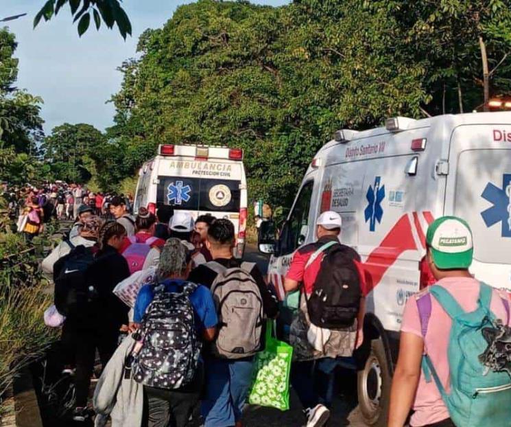 Sale de Tapachula caravana con más de 5 mil migrantes