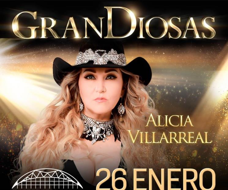 Formará parte Alicia Villarreal del show de las GranDiosas