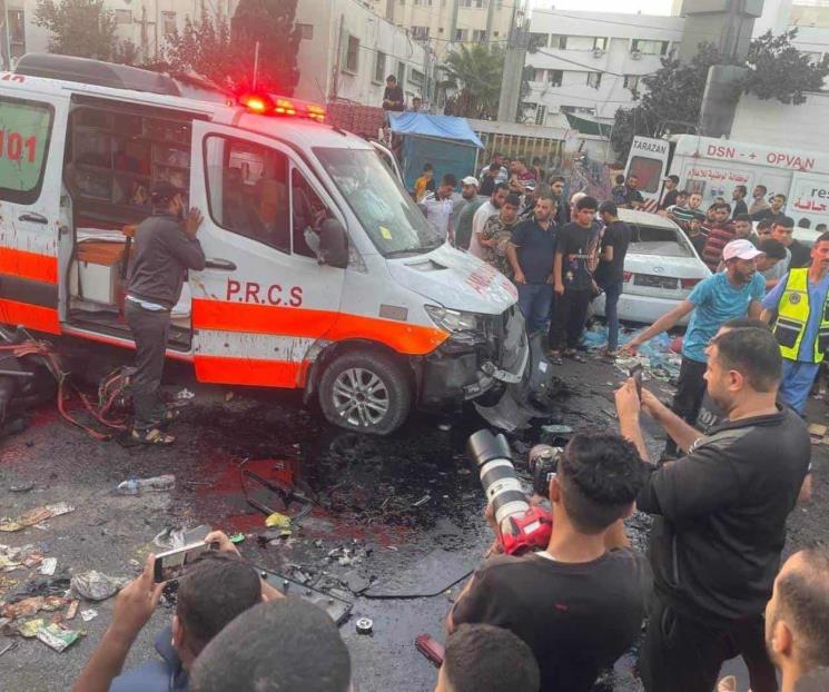 Acusa Hamás a Israel de atacar convoy de ambulancias en Gaza