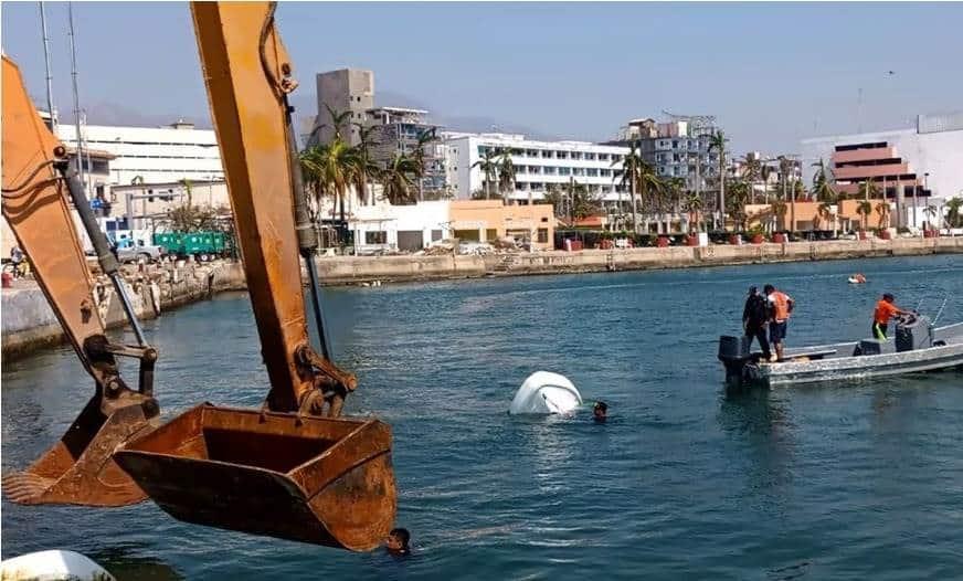 Reporta Marina ya no encontrar cuerpos en Bahía de Acapulco