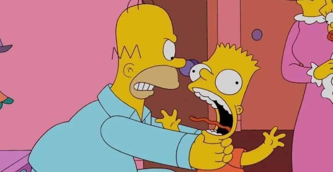 Homero ya no volverá a ahorcar a Bart en Los Simpson