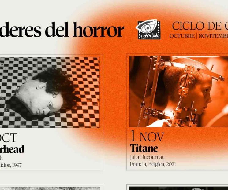 Programa cineclub de Capilla Alfonsina ciclo de cine de terror