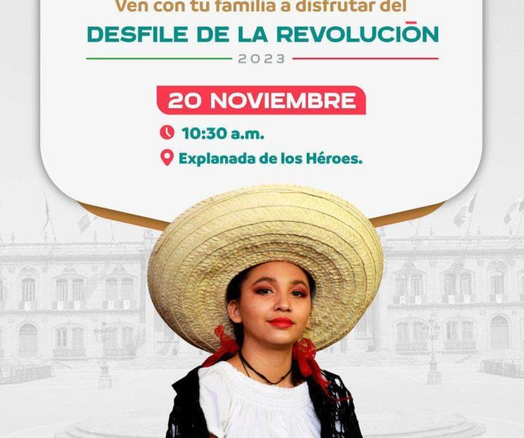 Invitan al desfile de la Revolución Mexicana