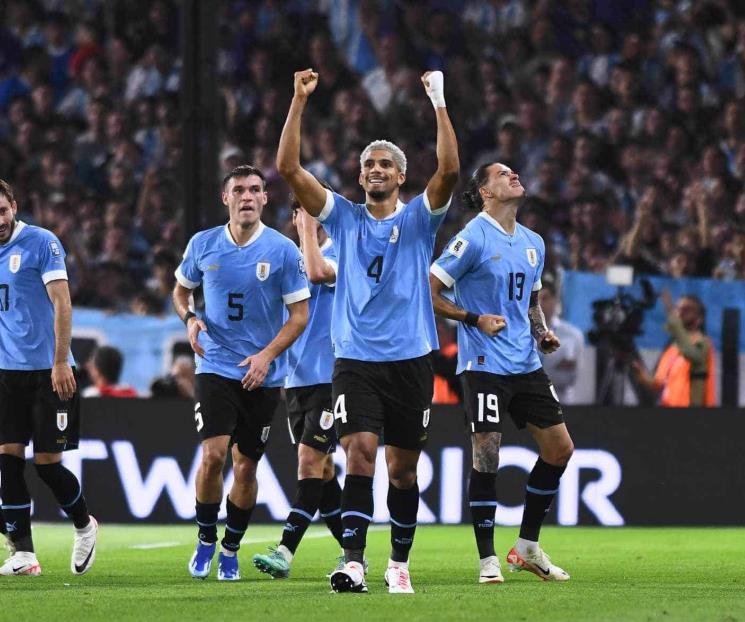 Sorprende Uruguay a Argentina y Colombia derrota a Brasil