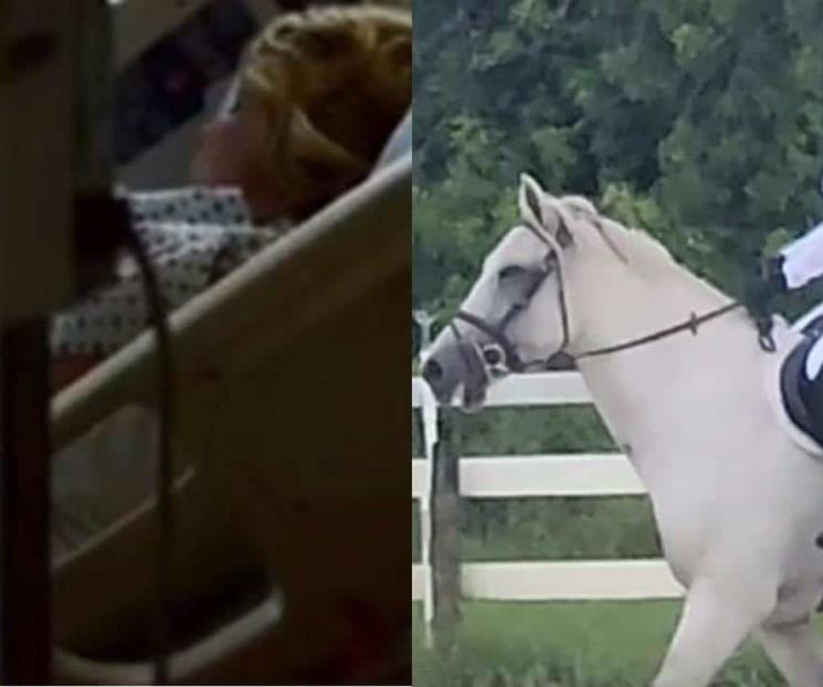 Noelia es hospitalizada tras accidente durante paseo a caballo