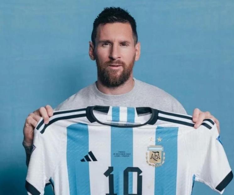 Subastarán jerseys con los que Messi ganó el Mundial 