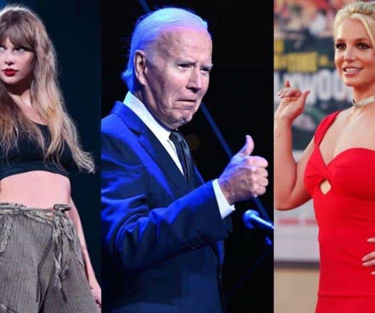 Joe Biden confunde a Taylor Swift con Britney Spears