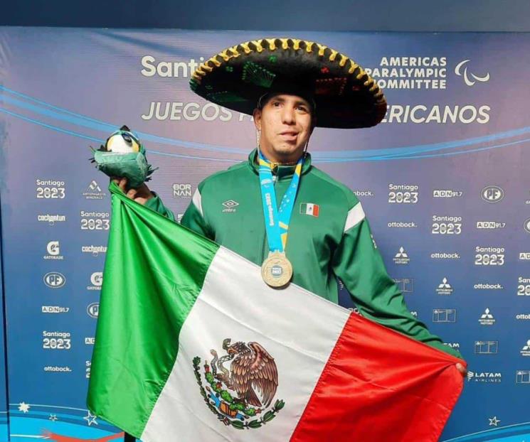 El atleta regio Román Ruiz gana el oro en los Parapanamericanos