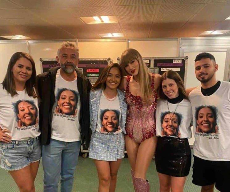 Se reúne Taylor Swift con familia de fan fallecida en show de Brasil