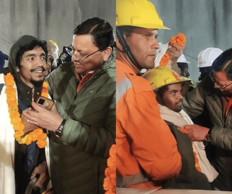 41 personas liberadas tras 17 días atrapados en un túnel en India