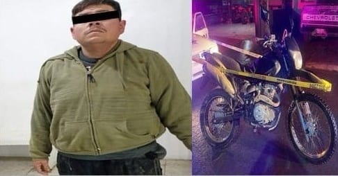 En el momento en que conducía una motocicleta sin placas de circulación y robada hace unos días, un hombre fue detenido ayer por elementos de la Secretaría de Seguridad Pública en Montemorelos.
