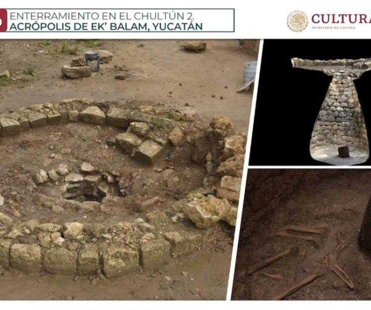 INAH halla 2 individuos en Ek´ Balam en salvamento arqueológico
