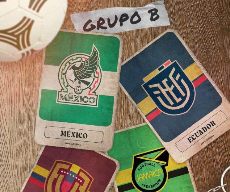 Enfrentará México a Ecuador, Venezuela y Jamaica en la Copa América