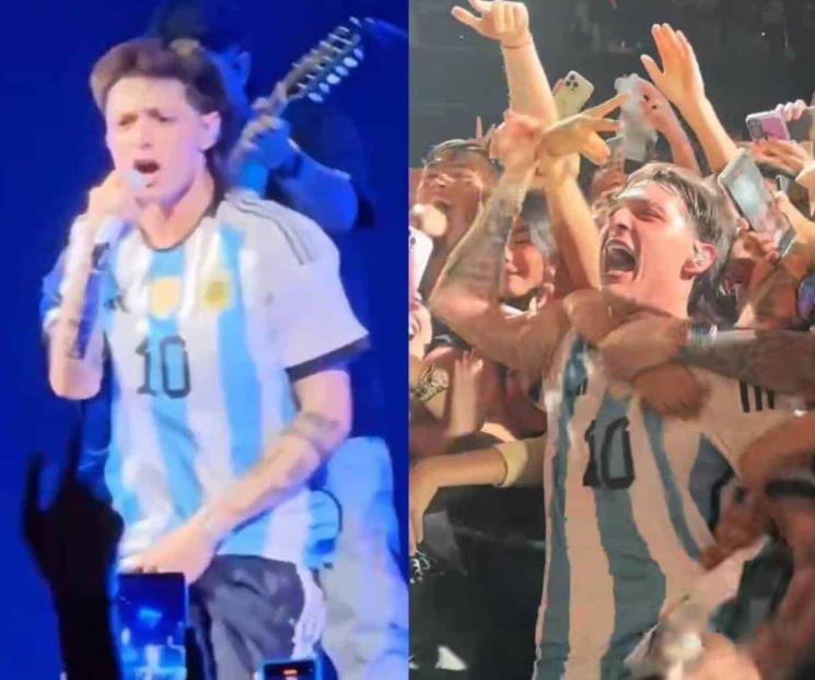 Peso Pluma elogia a Messi y a Argentina y lo critican en redes