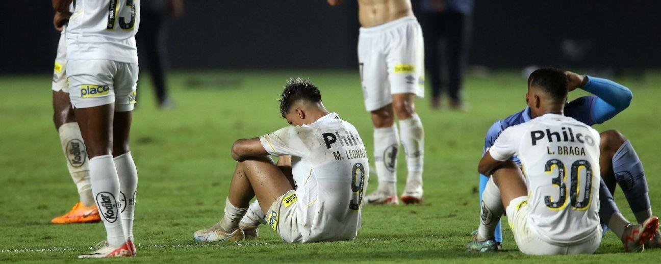 El Santos de Pelé desciende en Brasil