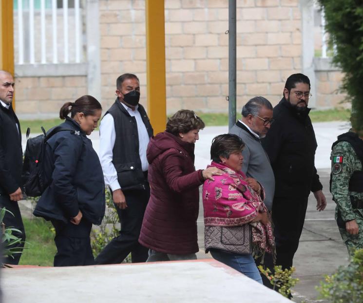 Delfina Gómez visita Texcaltitlán tras enfrentamiento