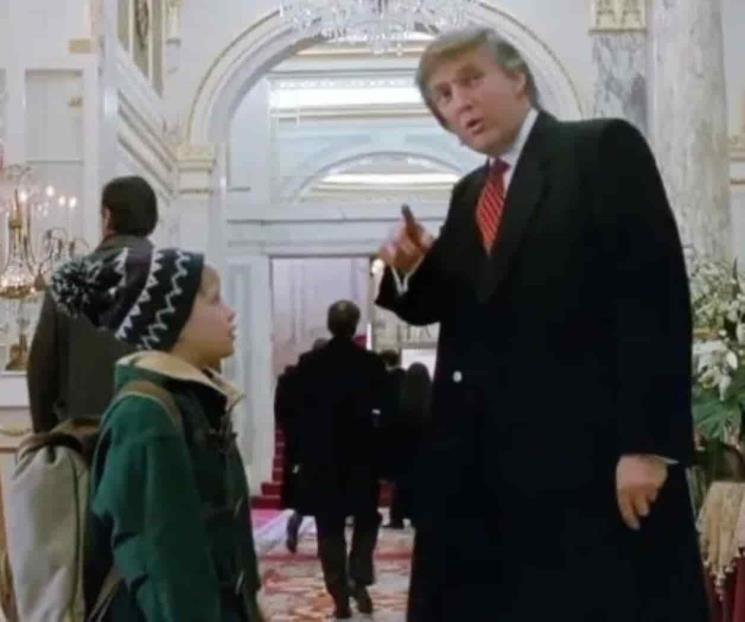 Donald Trump forzó su aparición en la película Mi Pobre Angélito