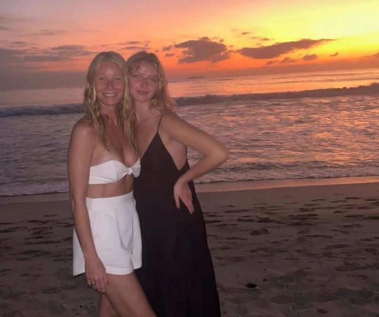 La actriz Gwyneth Paltrow disfruta vacaciones en playas de México