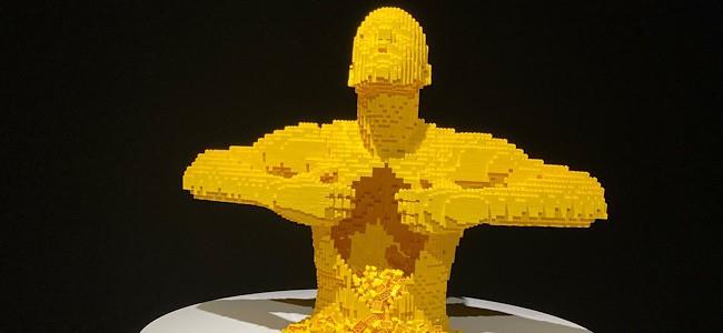Exhiben obras de grandes maestros en Lego
