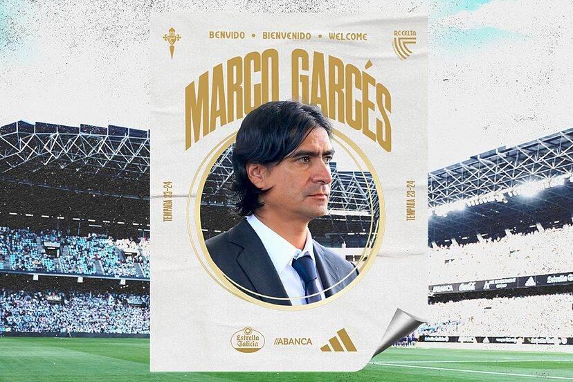 Marco Garcés será director de futbol en Celta de Vigo