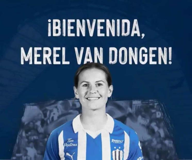 Confirman Rayadas fichaje de la holandesa Merel Van Dongen 