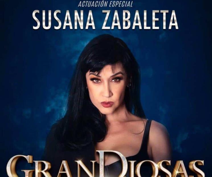 Formará parte Susana Zabaleta del show de las GranDiosas