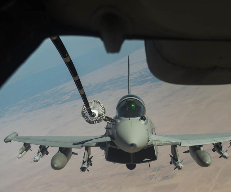 Así son los cazas Typhoon que usó RU para atacar en Yemen