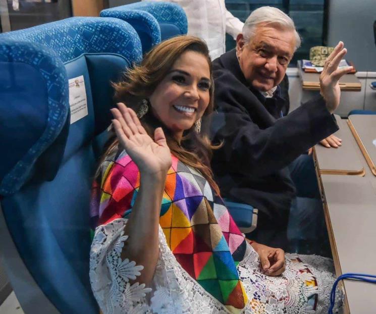 Supervisa López Obrador último tramo del Tren Maya en Quintana Roo