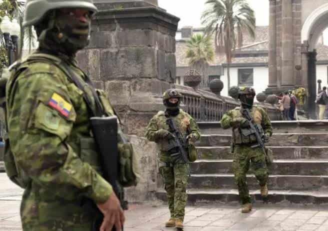 Acorralan las fuerzas de Ecuador a los criminales