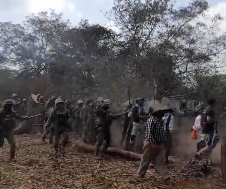 Reportan enfrentamiento de campesinos y militares en Chiapas