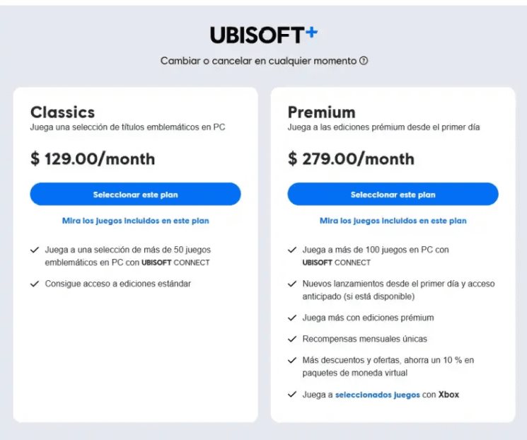 Ubisoft+ cambia de nombre y anuncia una nueva membresía más barata